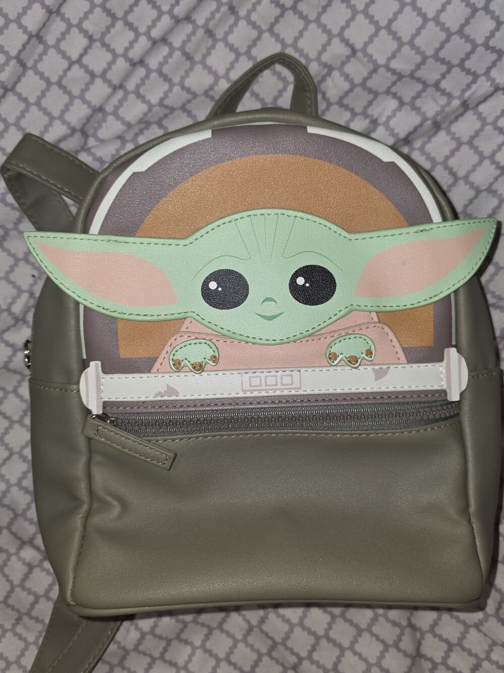 NWOT star wars at George baby Yoda grogu the child mini backpack bookbag bag!